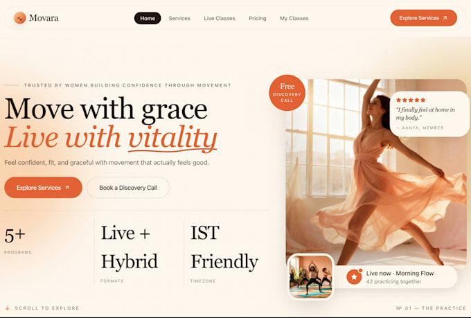 do custom website development as full stack developer